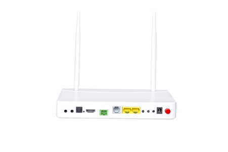 1SPDF+1HDMI+1GE+1FE+1TEL+WIFI(2.4G)+1PON combined with IPTV plus Bluetooth